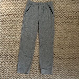Runway Gray Jogger Pants with Black Accents and Pockets
